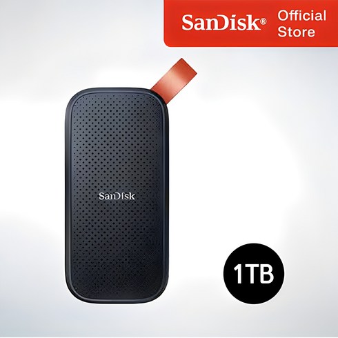 ssd외장 - 샌디스크 Portable SSD E30, 1TB, 블랙