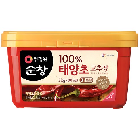 청정원고추장 - 청정원순창 태양초 고추장, 2kg, 1개