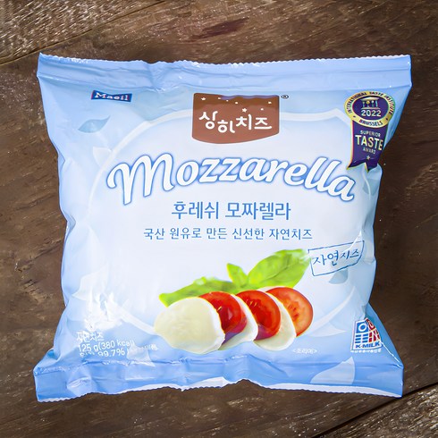 후레쉬모짜렐라 - 상하치즈 후레쉬 모짜렐라, 125g, 1개