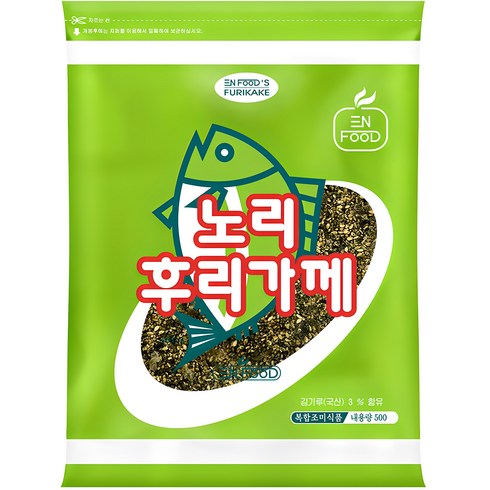 후리카게 - 이엔푸드 노리풍 후리가께, 500g, 1개