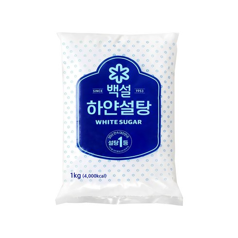 설탕1kg - 백설 하얀설탕, 1kg, 1개