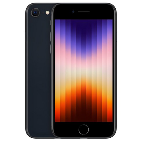 se3 - Apple 2022 아이폰 SE 3세대 자급제, 미드나이트, 64GB