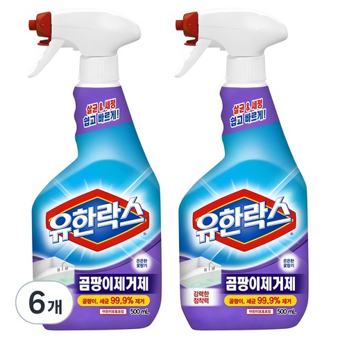 유한락스곰팡이제거제 - 유한락스 곰팡이제거제, 500ml, 6개