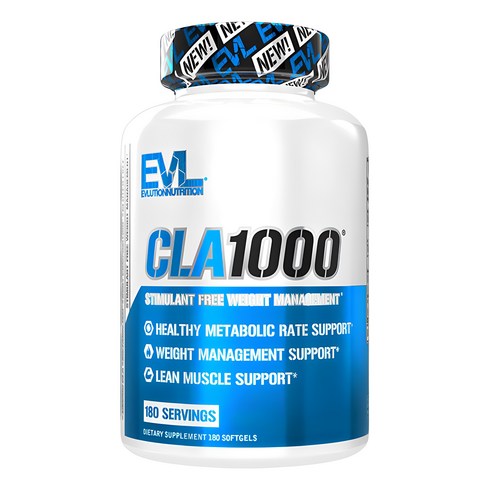 cla - EVLUTIONNUTRITION CLA 1000 소프트젤, 180정, 1개