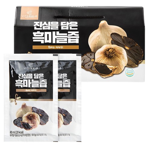 흑마늘즙 - 비타할로 진심을 담은 흑마늘즙, 2400ml, 1개