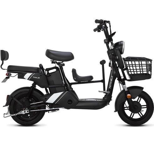 motovelo - 모토벨로 전동스쿠터 600W 48V 15Ah 고객직접설치, 블랙, A10 PRO