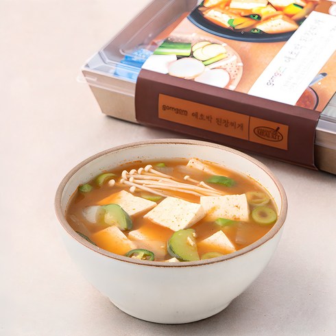 된장찌개밀키트 - 곰곰 애호박 된장찌개, 730g, 1개