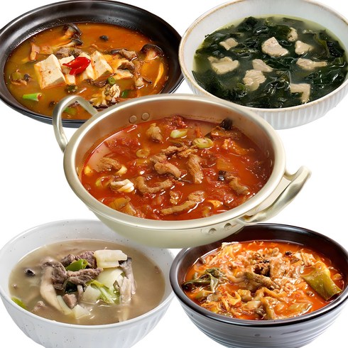 바지락스지전골 - 남선생홈푸드 국 찌개 밀키트 5팩(10인분) 정말간편식, 5개, 400g