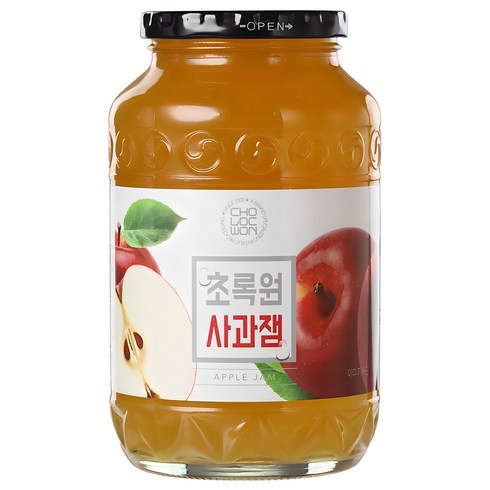 사과잼 - 초록원 사과잼, 1kg, 1개