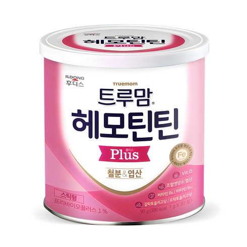 후디스헤모틴틴 - 일동후디스 트루맘 헤모틴틴 플러스 유아 철분, 90g, 1개