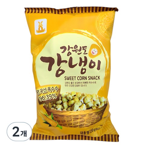 강냉이 - 성부식품 강원도 강냉이, 150g, 2개