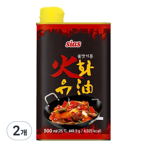 불맛소스 - 시아스 화유, 500ml, 2개