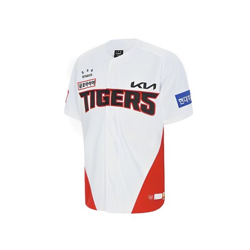 기아유니폼구매 - 아이앱 스튜디오 x 기아 타이거즈 24 어센틱 홈 유니폼 (논 마킹 버전) IAB Studio x KIA TIGERS 24 Authentic Home Uniform White (N