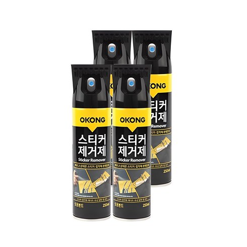 스티커제거제 - 오공 스티커 제거제, 250ml, 4개