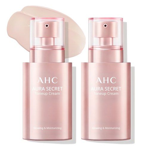 톤업썬크림 - AHC 아우라 시크릿 톤 업 크림 SPF30 PA++ 50g, 2개