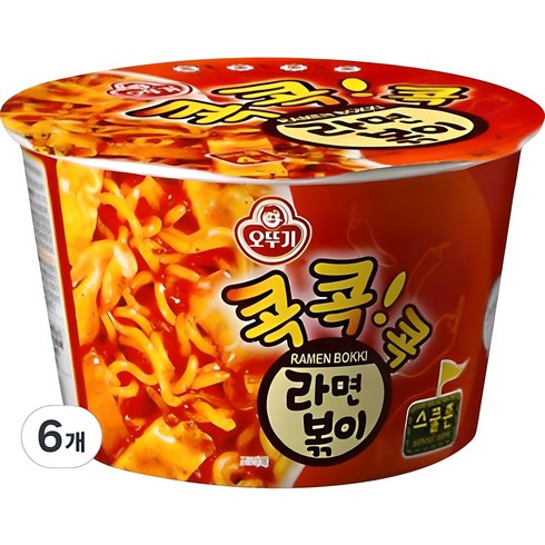 라면볶이 - 오뚜기 콕콕콕 라면볶이 120g, 6개