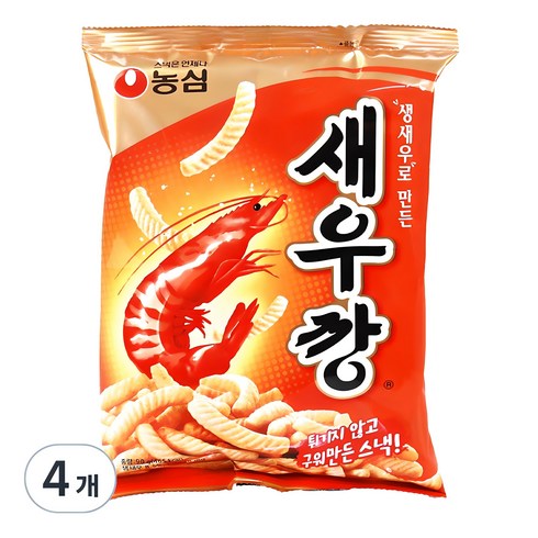 새우깡 - 농심 새우깡, 90g, 4개