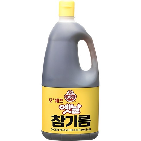 참기름1.8l - 오뚜기옛날 오쉐프 참기름, 1.8L, 1개입, 1개