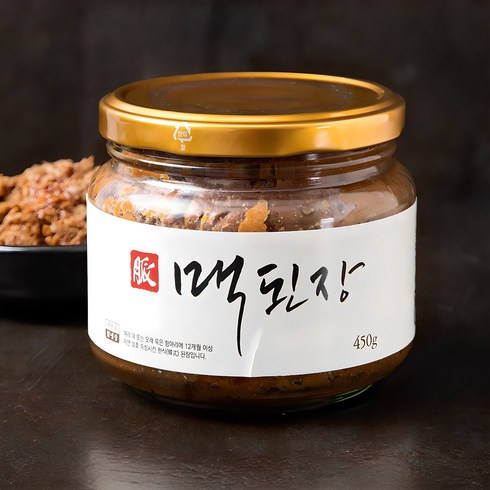 저당된장 - 전통식품 인증 맥된장, 450g, 1개