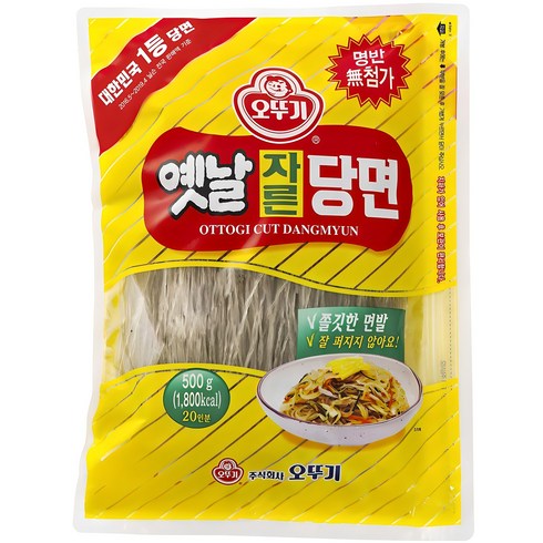 당면 - 오뚜기 옛날 자른 당면, 500g, 1개