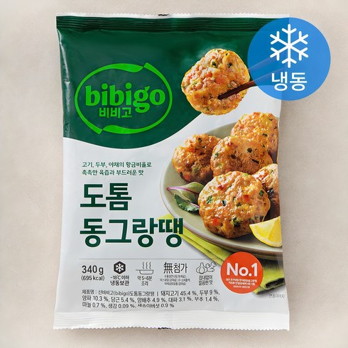 동그랑땡 - 비비고 도톰 동그랑땡 (냉동), 340g, 1개