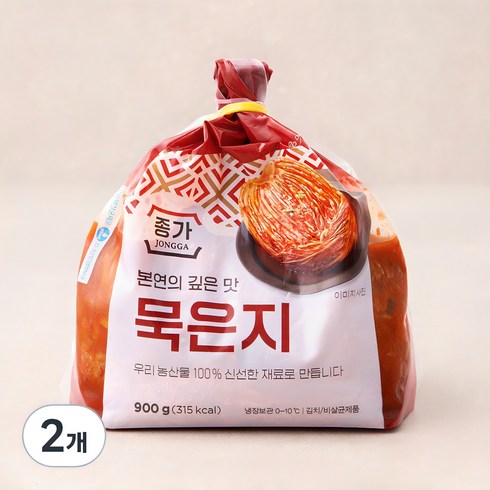 종가집묵은지 - 종가 묵은지, 900g, 2개