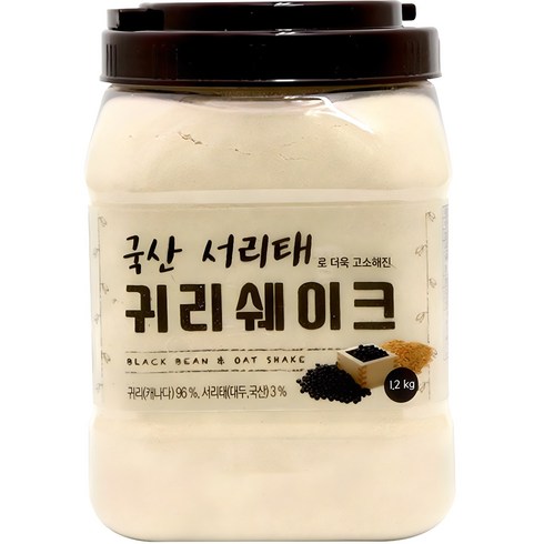 선식쉐이크 - 태광선식 서리태로 더욱 고소해진 귀리쉐이크, 1.2kg, 1개