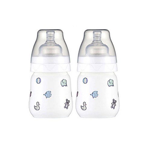 로열세브르젖병 - [로열세브르] Gift Set 01/120ml(ani)+120ml(ani), 백색,전사디자인칼라, 2개