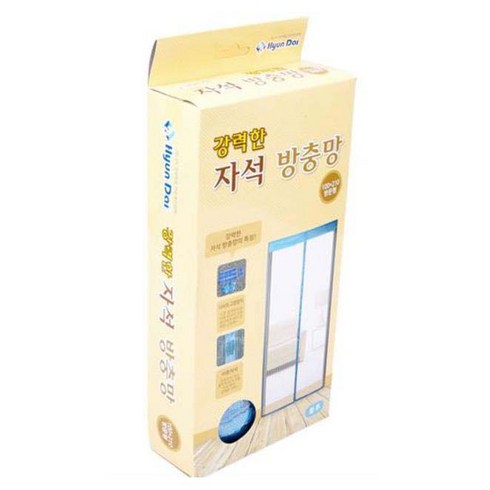 ABM YS 강력한 자석방충망 현관 (블루) 120 x 210 cm, 1개, 블루