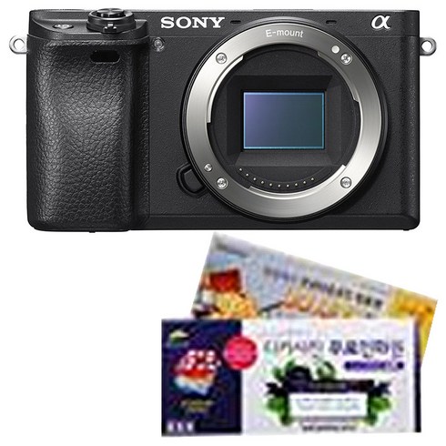 소니a6300 - 소니 A6300 미러리스, 블랙, 01.소니 미러리스 디카 A6300 BODY+인화권
