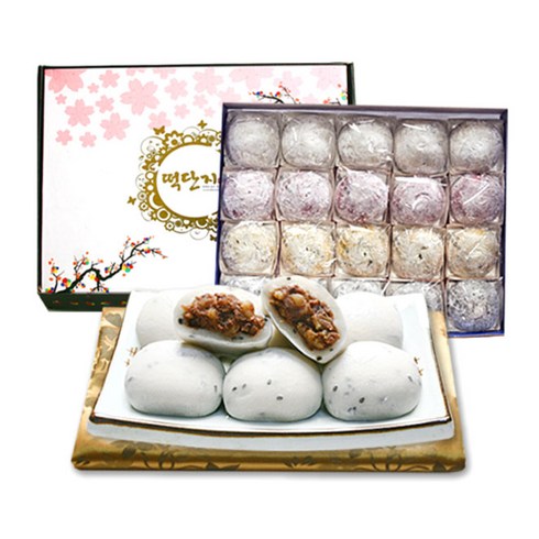 영의정 호두왕 찹쌀떡선물세트, 80g, 1세트