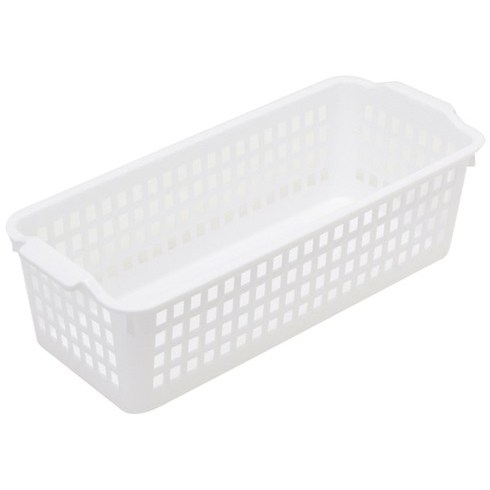 아폴로산업 직사각 바스켓 1호, 화이트, 2개
