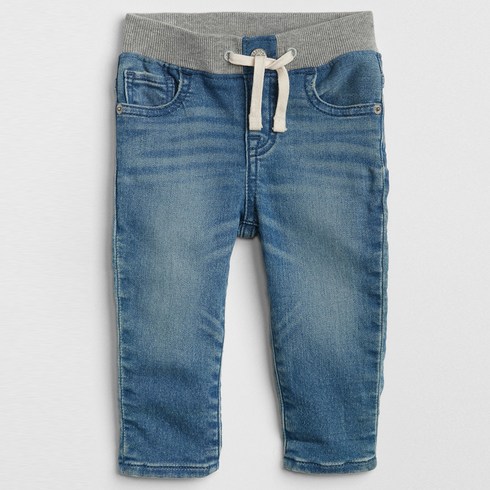 갭 베이비용 풀온 슬림 진