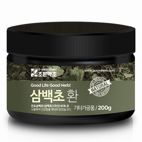 조은약초 프리미엄 삼백초환, 1개, 200g