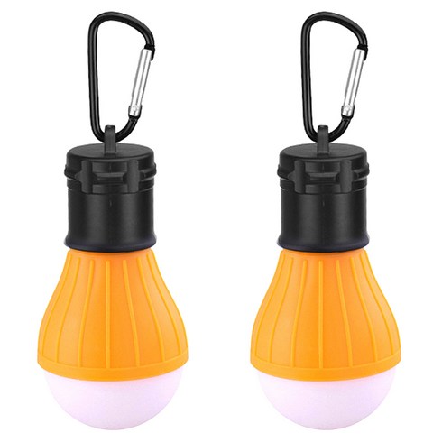 2023년 가성비 최고 손전등 - 블럭마트 LED 캠핑전등 고리형, 옐로우, 2개입