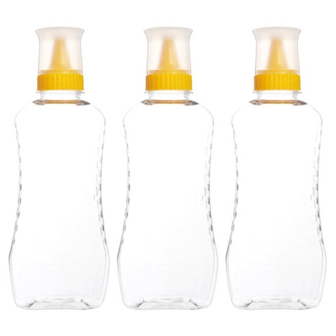병도매닷컴 프리미엄 마개 꿀 페트 600g, 600ml, 3개