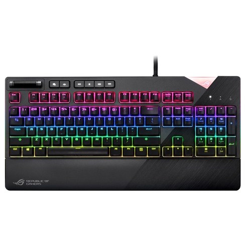 에이수스 ROG STRIX FLARE 게이밍 기계식 키보드 적축, ASUS ROG STRIX FLARE, 혼합색상