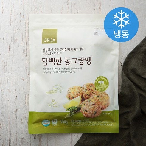 올가홀푸드 담백한 동그랑땡 (냉동), 500g, 1개