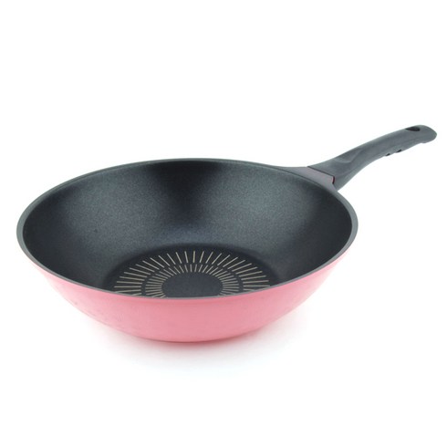 키친아트 본 핑크 궁중팬, 28cm, 1개