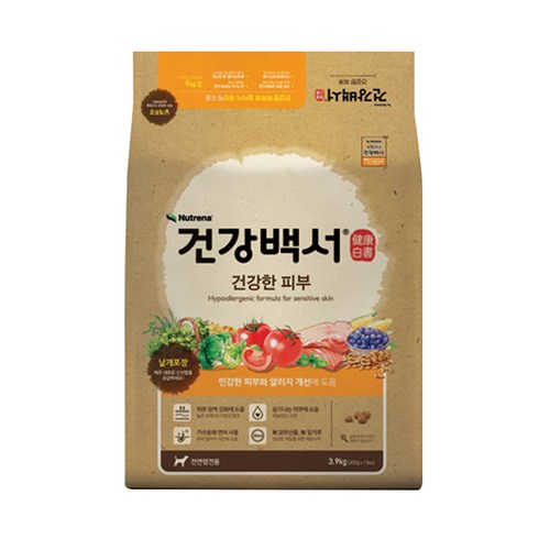 건강백서 전연령 생선 건강한 피부 애견사료
