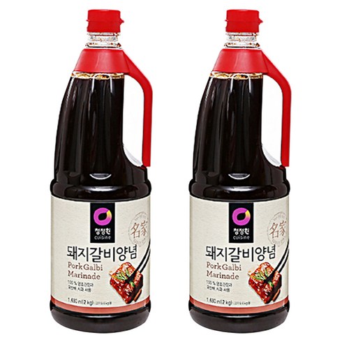청정원 돼지갈비양념, 2kg, 2개