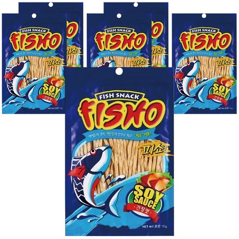 피쇼 간장맛 어포, 15g, 6개입