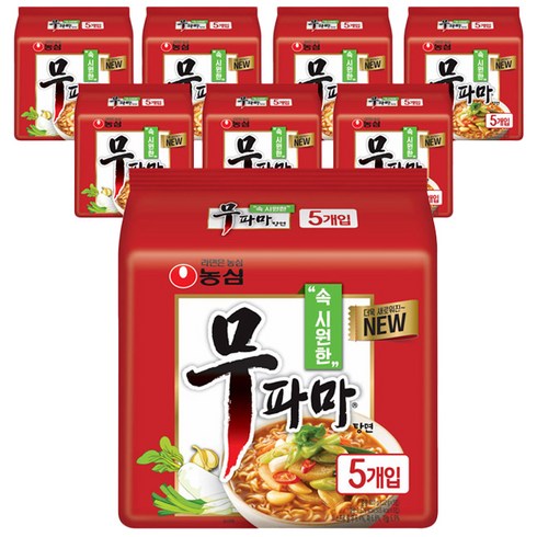 농심 무파마탕면, 40개