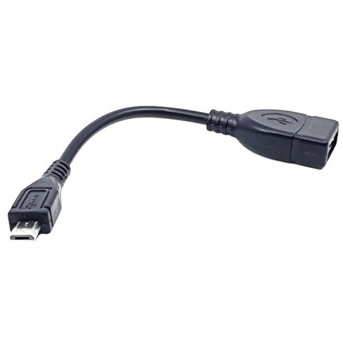 갤럭시탭30핀/마이크로5핀/C타입 OTG젠더/변환젠더, 케이블, 마이크로5핀OTG젠더 블랙, 1개