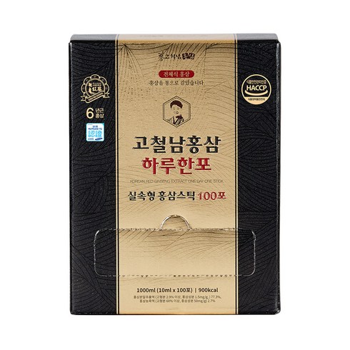 고철남홍삼 하루 한포, 10ml, 100포