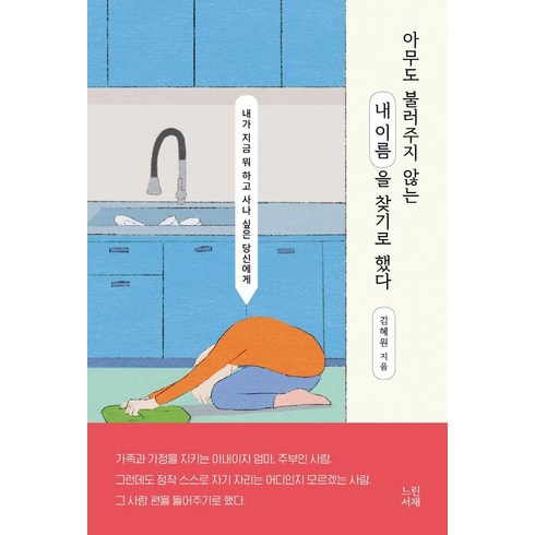 아무도 불러주지 않는 내 이름을 찾기로 했다:내가 지금 뭐 하고 사나 싶은 당신에게, 느린서재, 김혜원