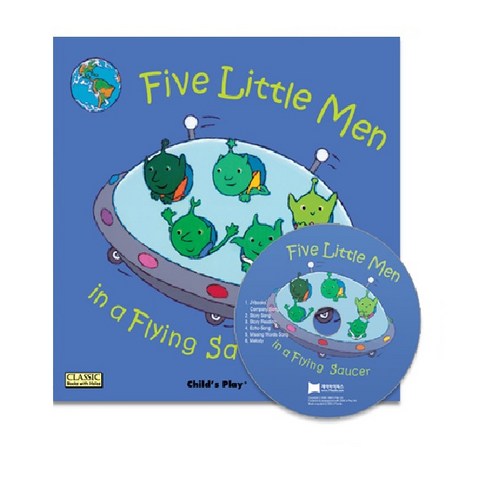 노부영 마더구스 세이펜 Five Little Men in a Flying Saucer:(Paperback & CD Set), 제이와이북스