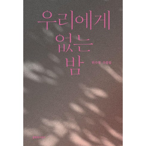 밤이선생이다 - 우리에게 없는 밤, 위수정 저, 문학과지성사