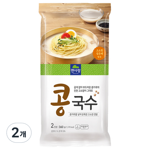 오뚜기콩국수라면 - 면사랑 콩국수, 360g, 2개