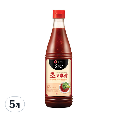 초장 - 청정원순창 초고추장, 1kg, 5개